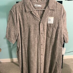 Sonoma Brown Casual Button Down Shirt